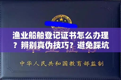 青岛渔业船舶登记证书怎么办理?辨别真伪技巧?避免踩坑指南